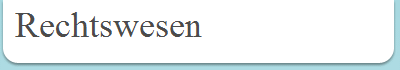 Rechtswesen